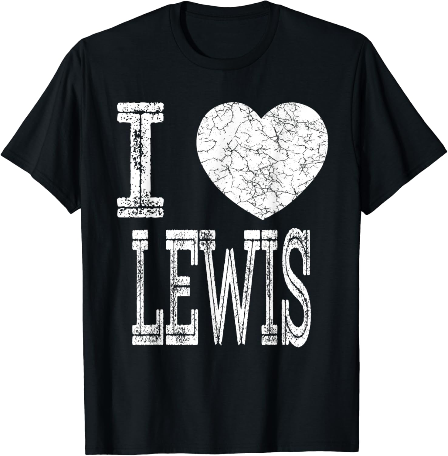 I Love Lewis Valentine Boyfriend Son Boy Heart Husband Name